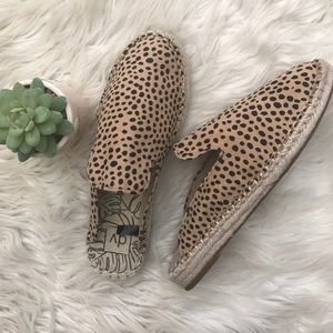 Leopard Slip On Espadrilles